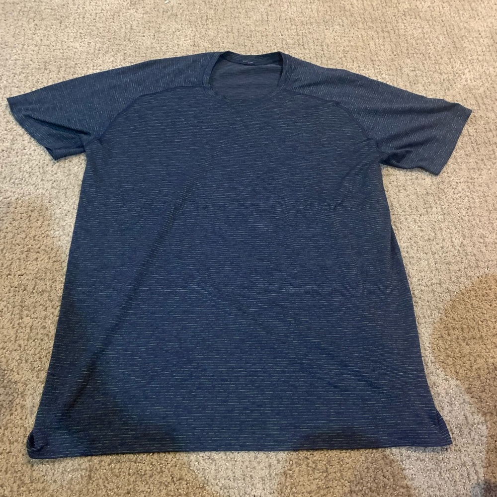 Lululemon dark striped t shirt
